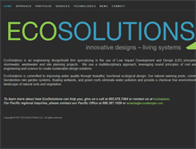 Tablet Screenshot of ecosoldesigns.com
